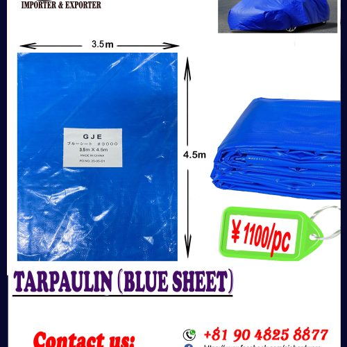 Tarpal Blue Sheet Tarpaulin Length 4.5-meter, Width 3.5-meter